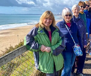 A group taking part in the Big Lent Walk