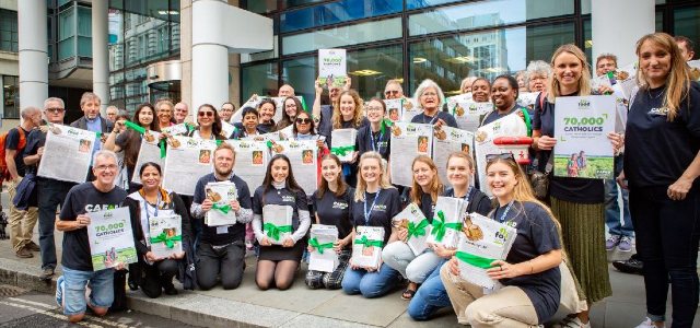 CAFOD campaigners at the World Bank