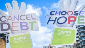Cancel debt, Choose hope banners