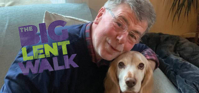 Ged and his dog, Louie