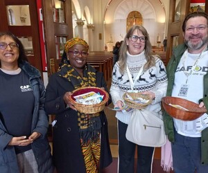 Family Fast Day parish collection in Enfield