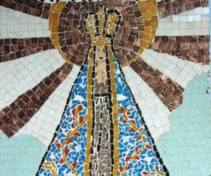 A mosaic of Mary